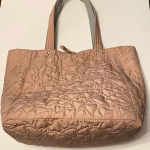 Issac Mizrahi Pink fabric tote
